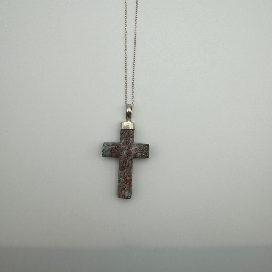 Larimar Cross Pendant