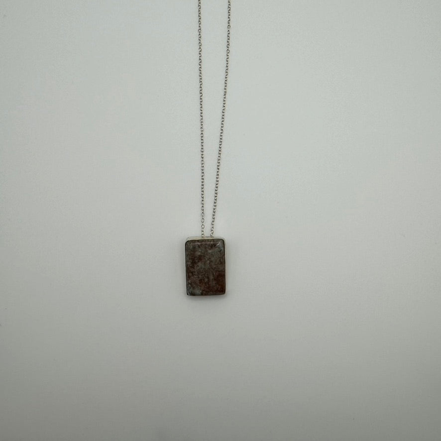 Red Larimar Pendant