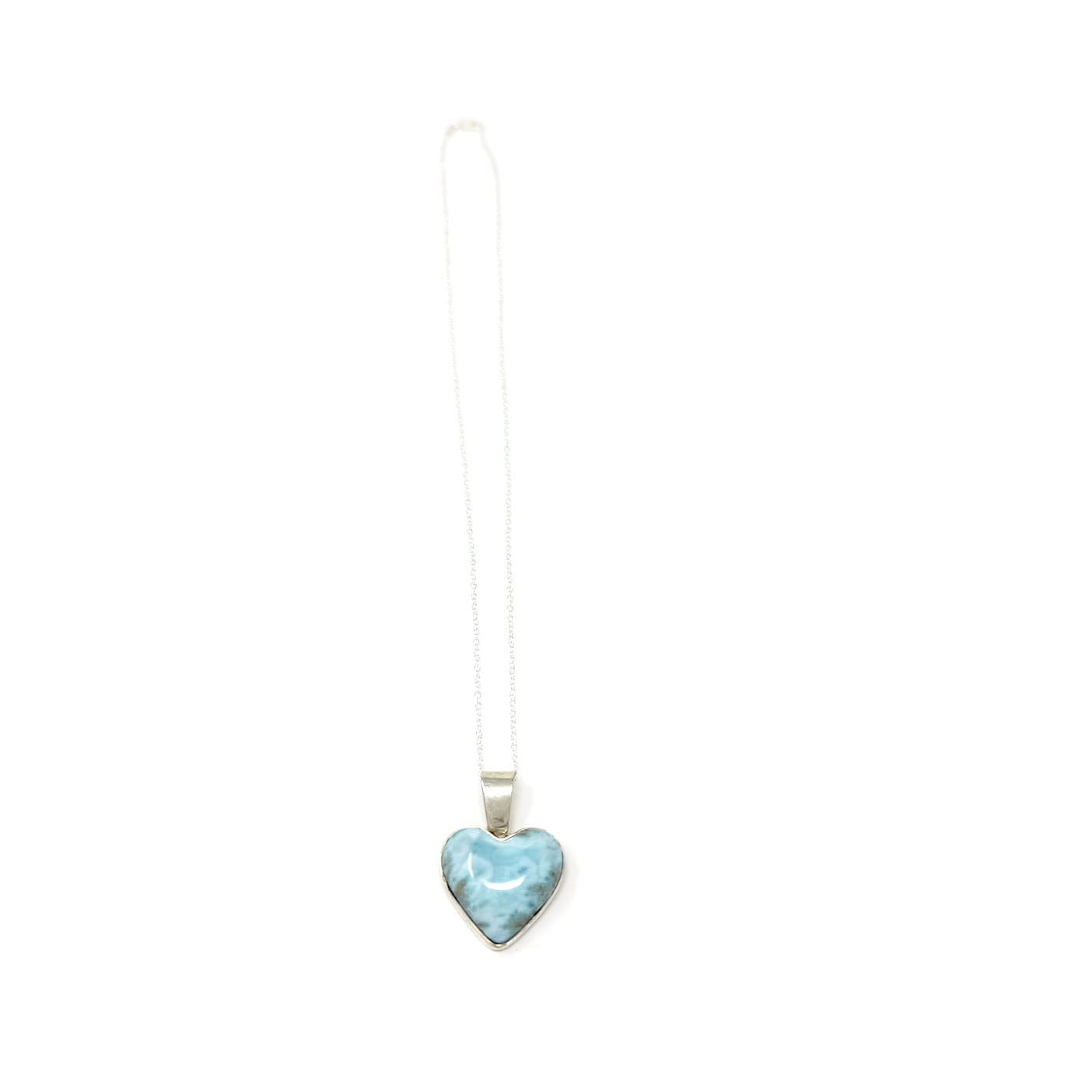Larimar Heart Pendant