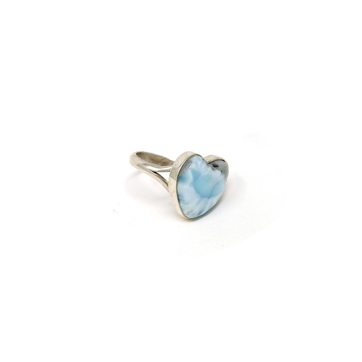 Larimar Heart Ring