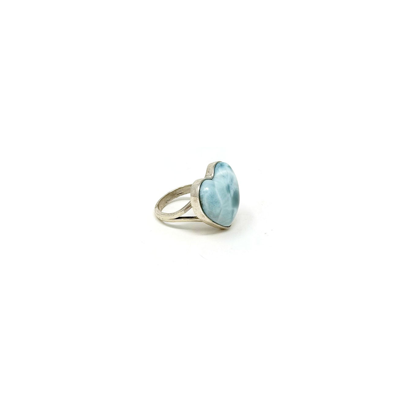 Larimar Heart Ring