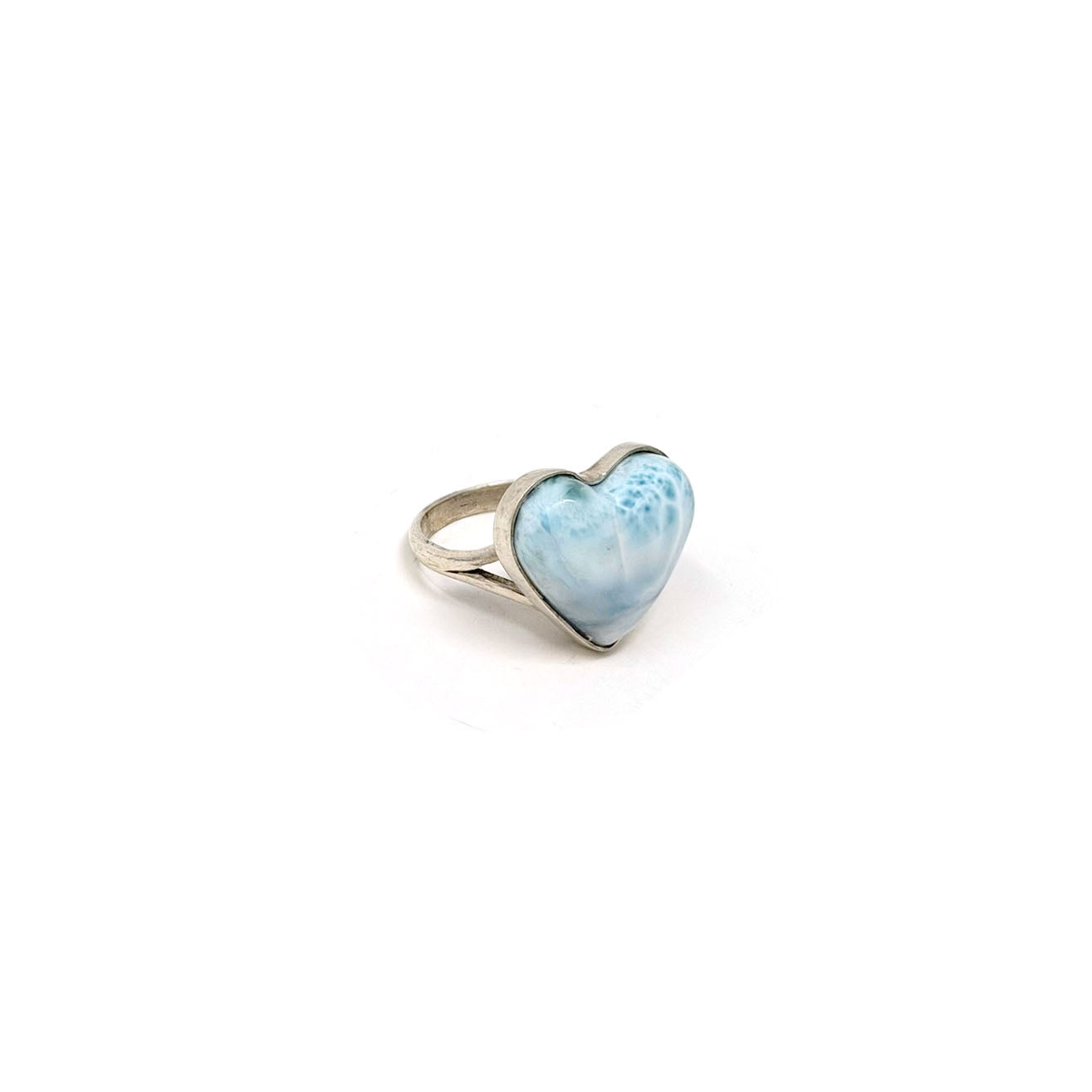 Larimar Heart Ring