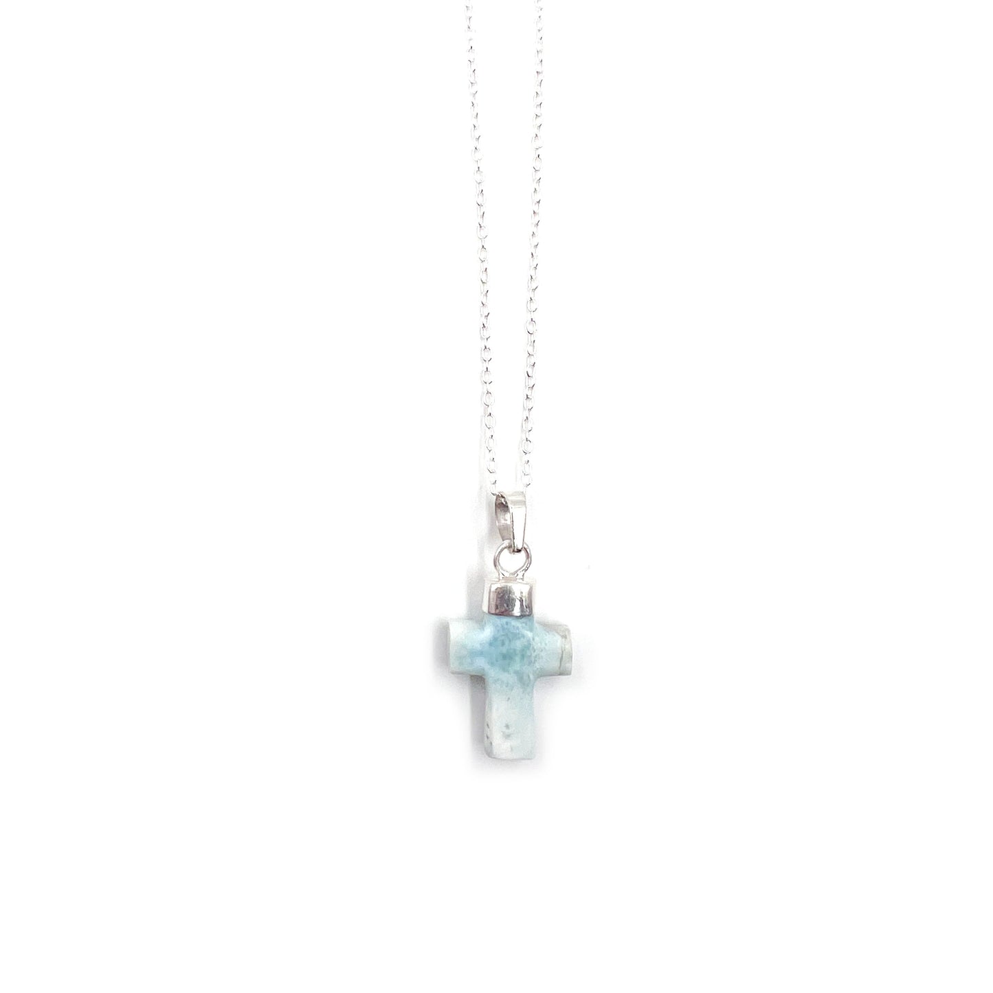 Larimar Cross Pendant