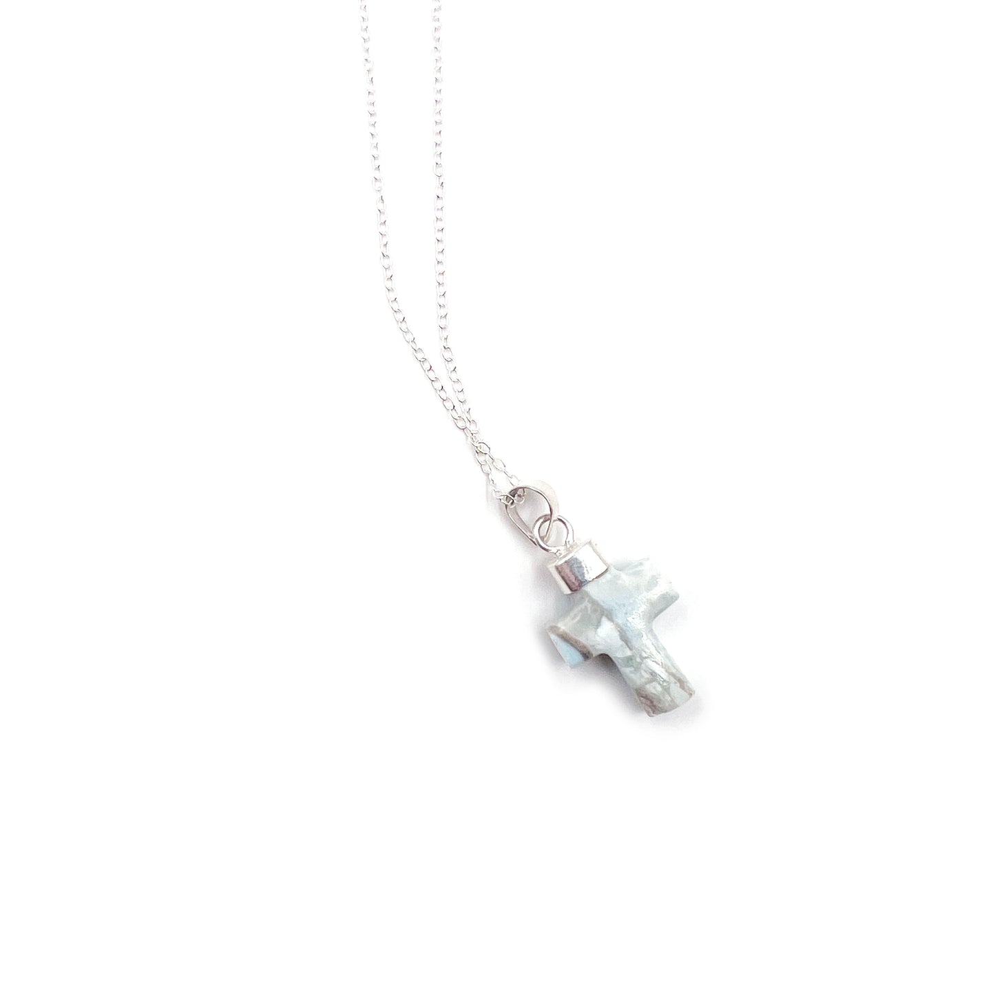 Larimar Cross Pendant