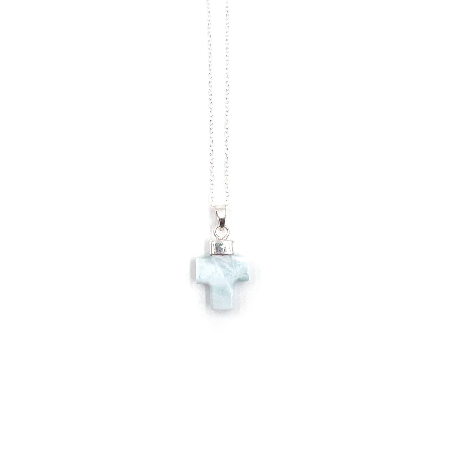 Larimar Cross Pendant
