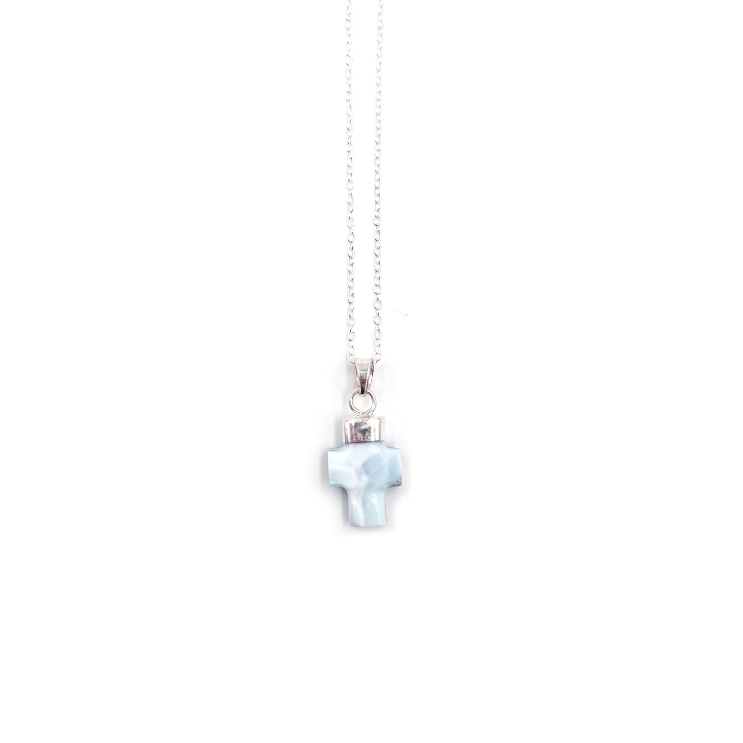 Larimar Cross Pendant