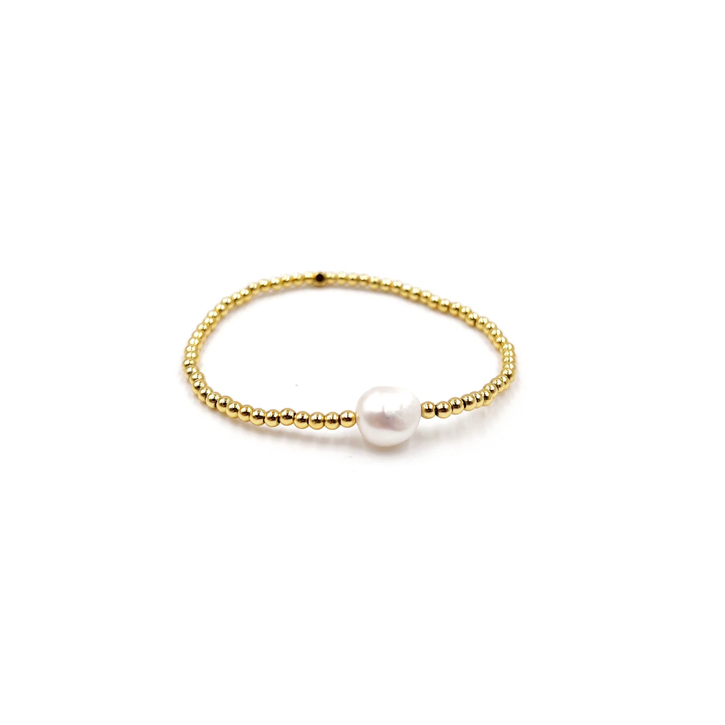 Freshwater Pearl Gold Bracelet