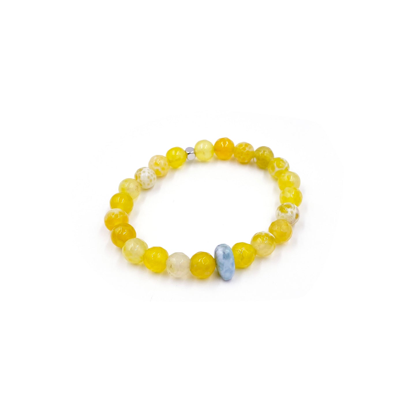 Hope Yellow Agate Bracelet