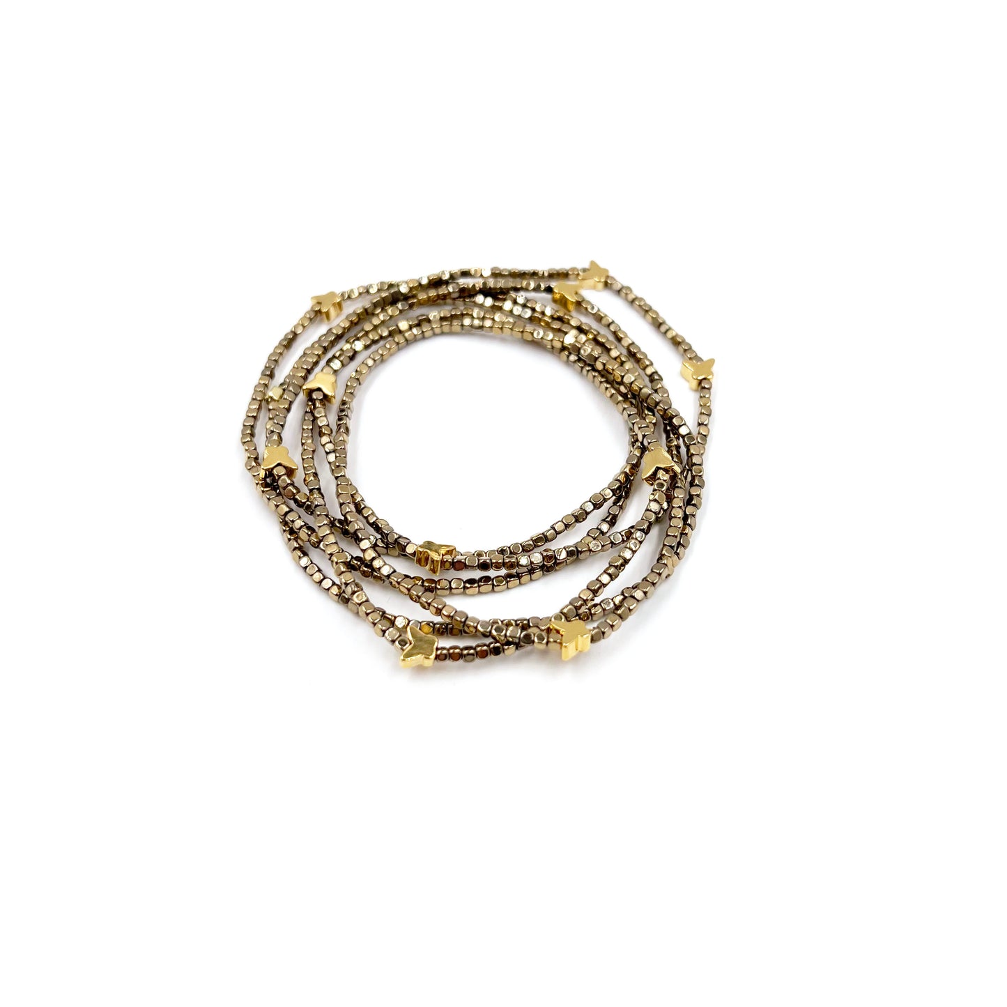 Mariposa Gold Wrap Necklace