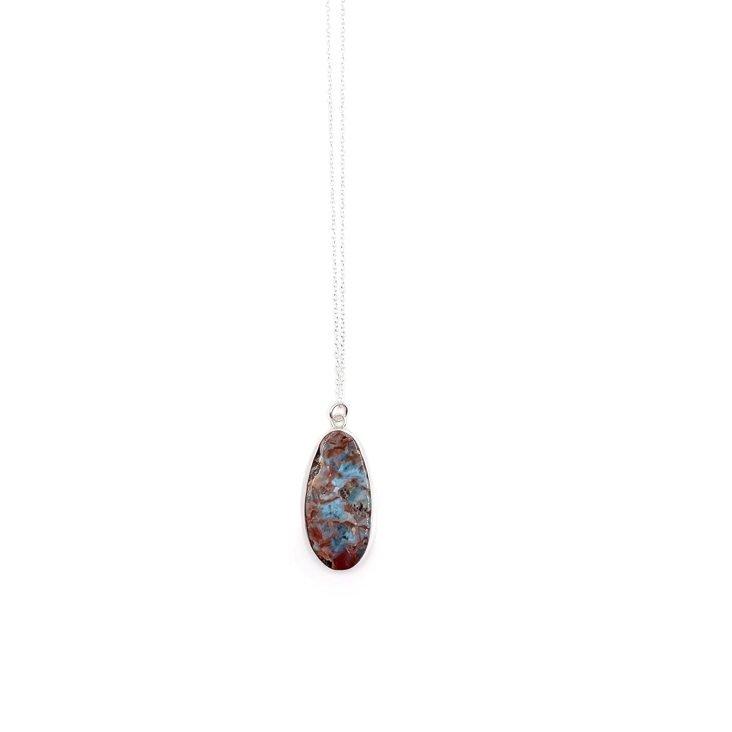 Red Larimar Pendant