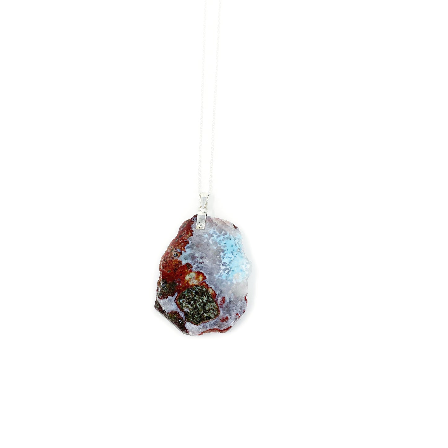Red Larimar Chappa Pendant