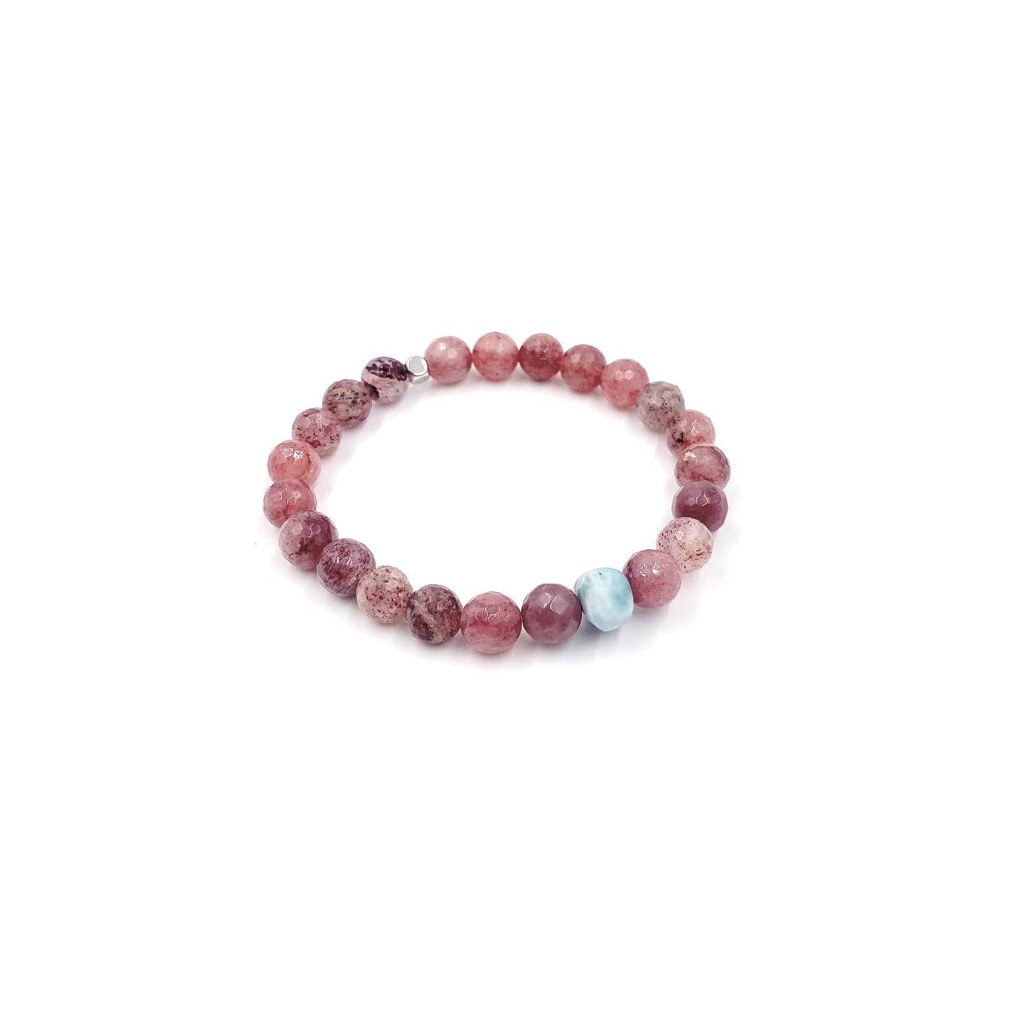 Hope Strawberry Quartz Bracelet