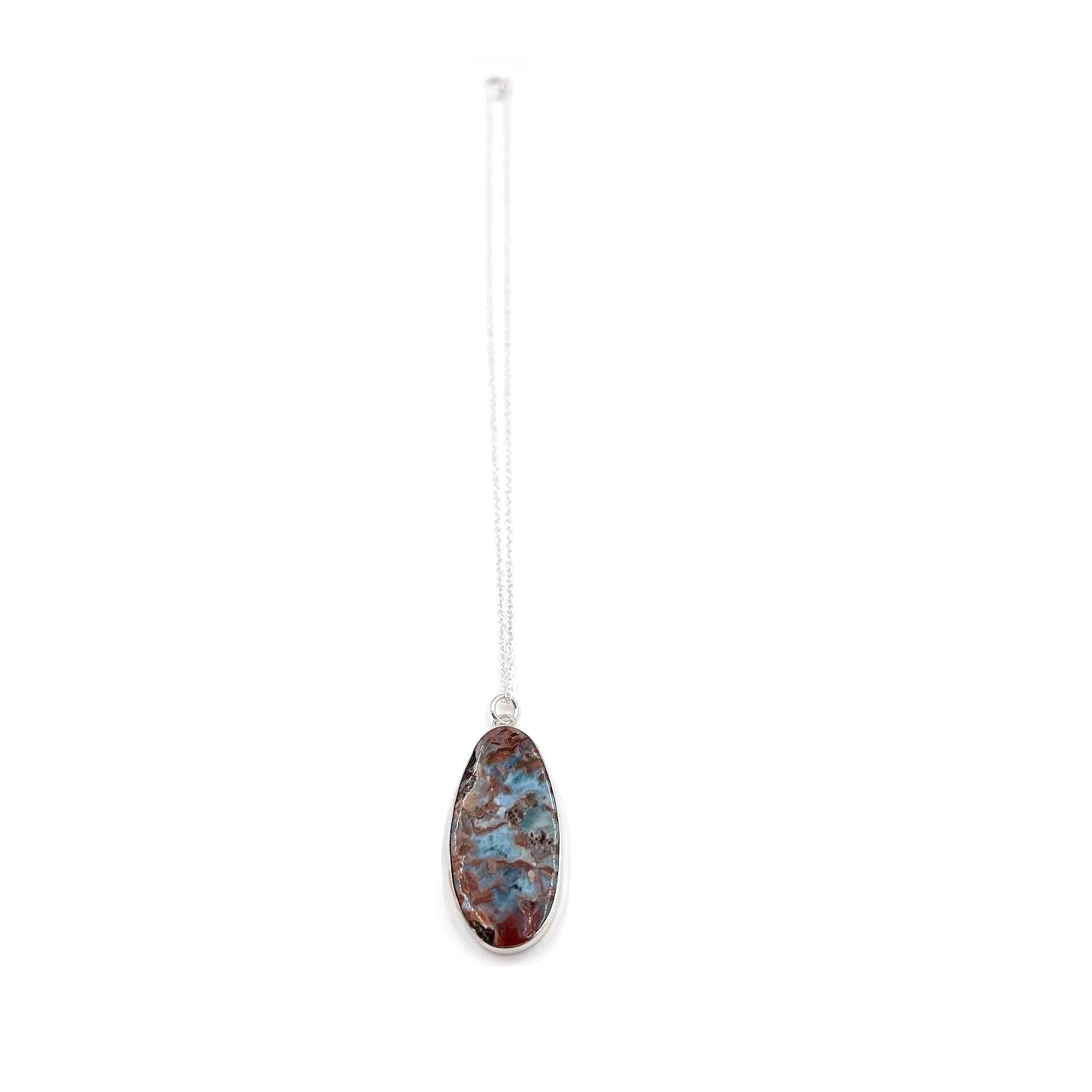 Red Larimar Pendant