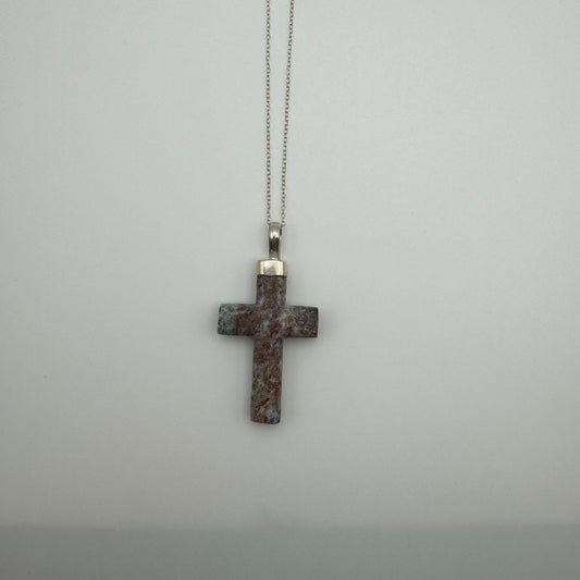 Larimar Cross Pendant