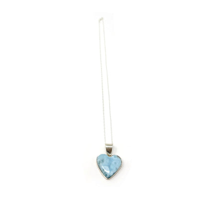 Larimar Heart Pendant