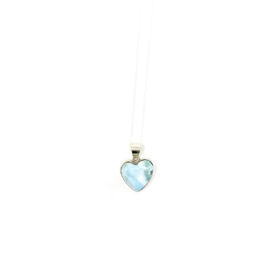 Larimar Heart Pendant