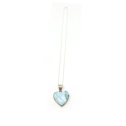 Larimar Heart Pendant