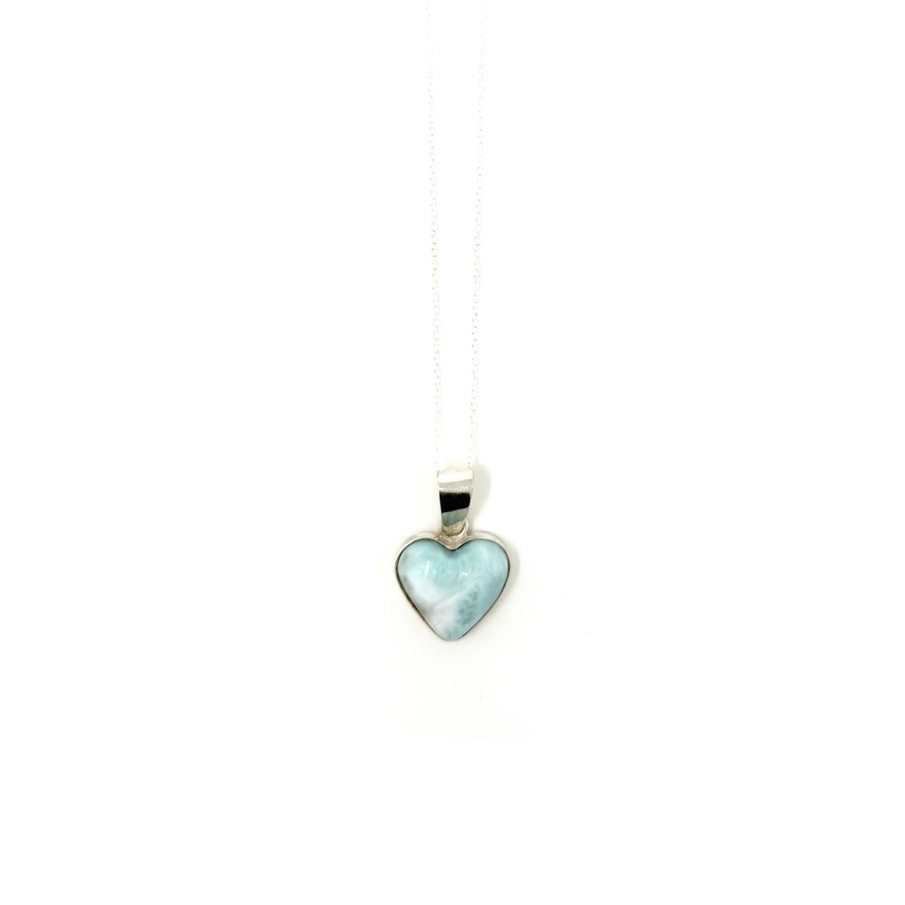 Larimar Heart Pendant