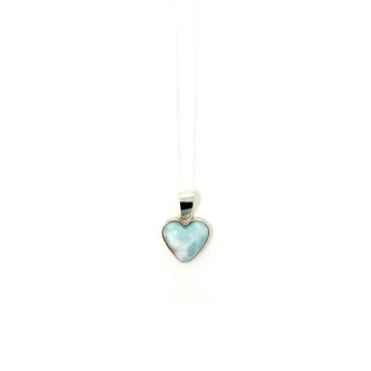 Larimar Heart Pendant