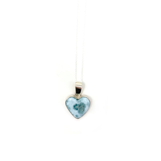 Larimar Heart Pendant