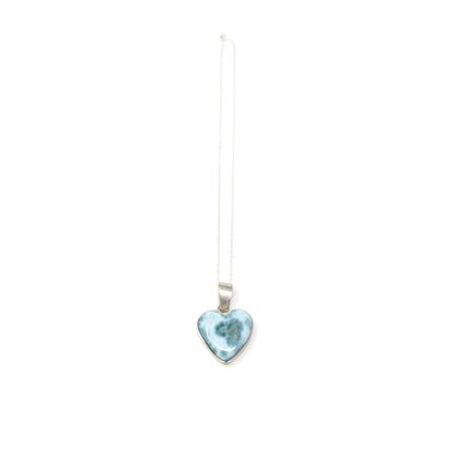 Larimar Heart Pendant