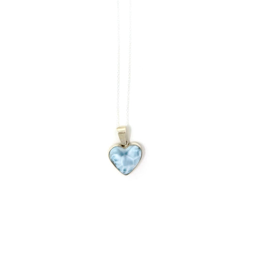 Larimar Heart Pendant