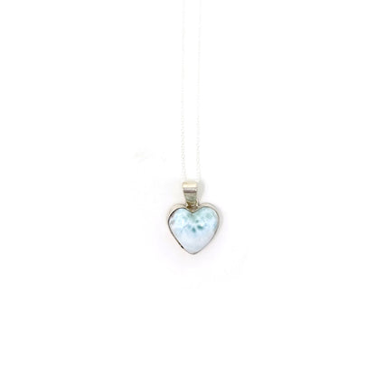 Larimar Heart Pendant