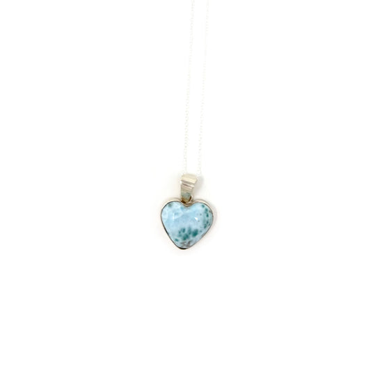 Larimar Heart Pendant