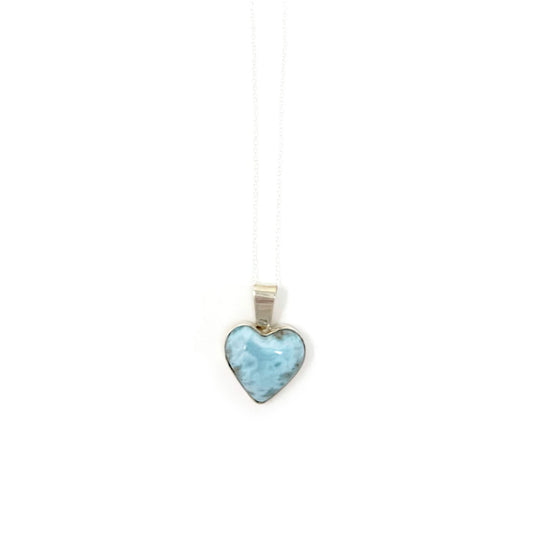Larimar Heart Pendant