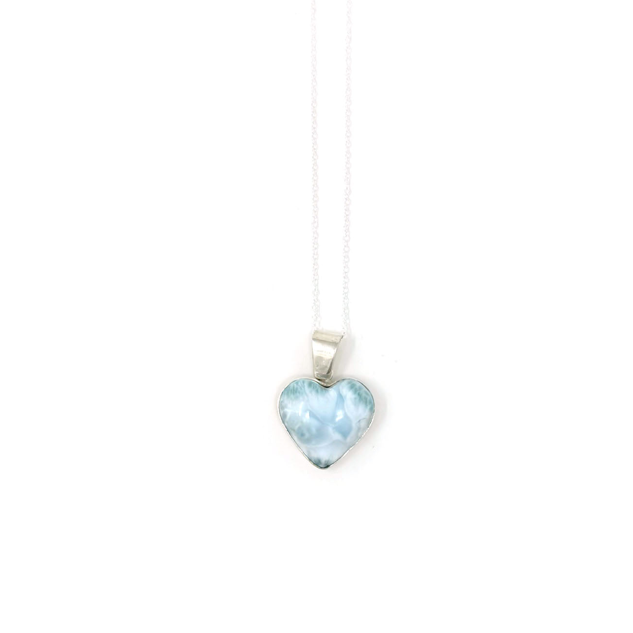 Larimar Heart Pendant