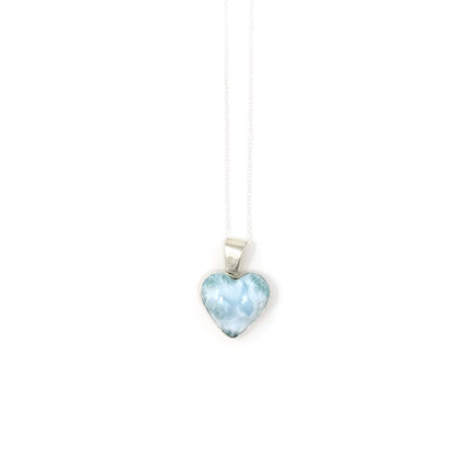 Larimar Heart Pendant