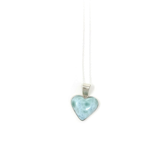 Larimar Heart Pendant