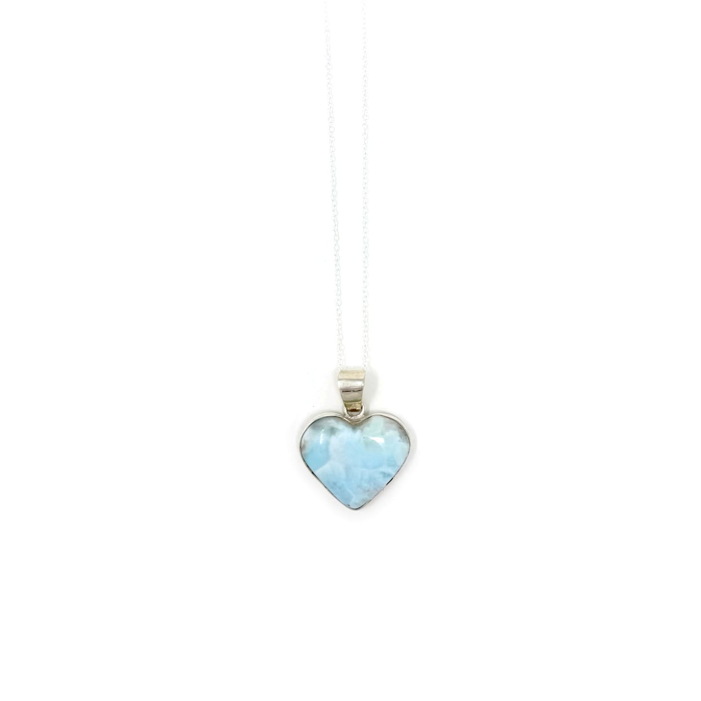 Larimar Heart Pendant