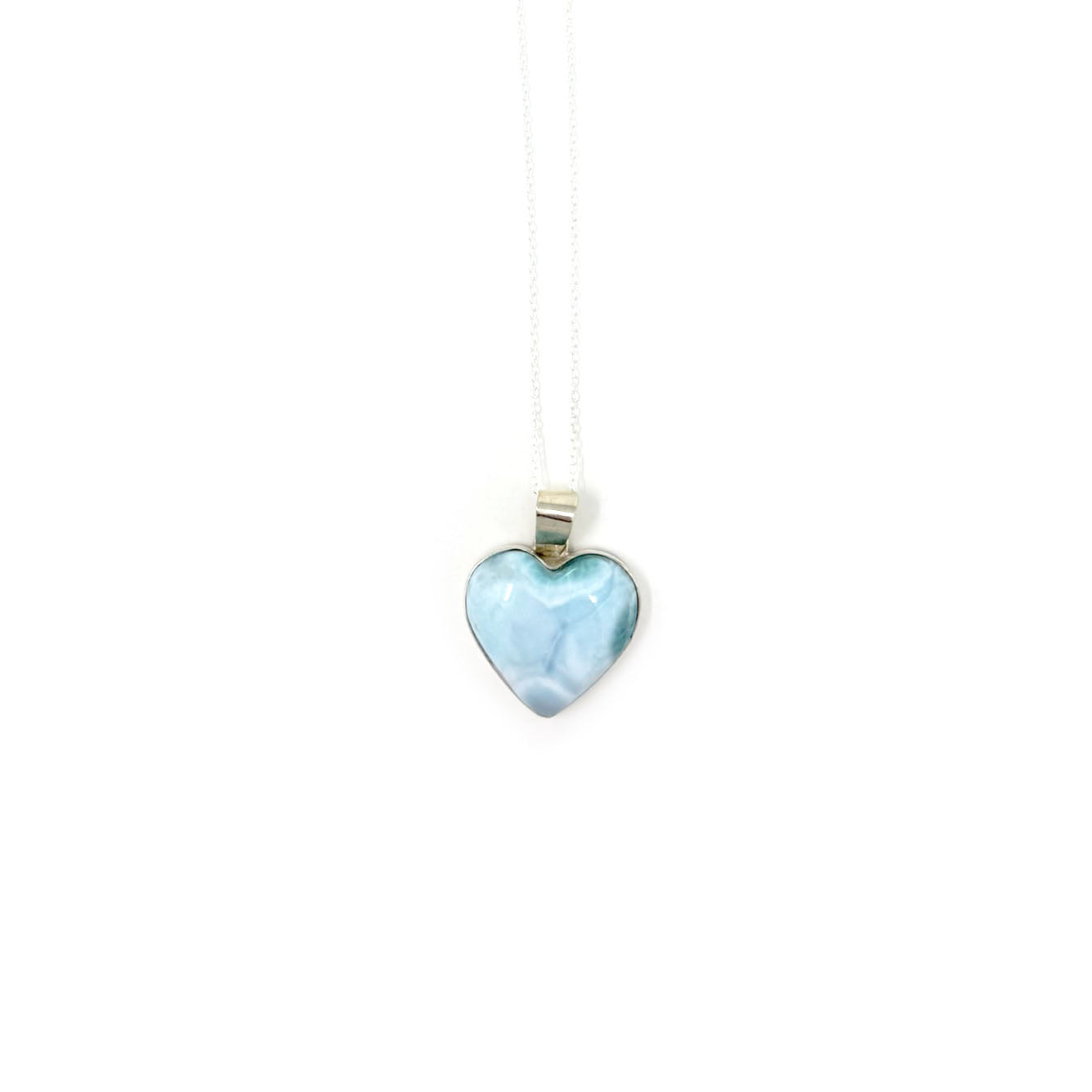 Larimar Heart Pendant