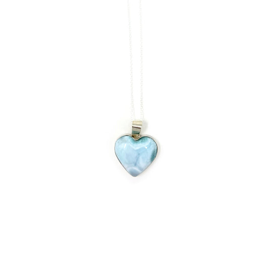Larimar Heart Pendant