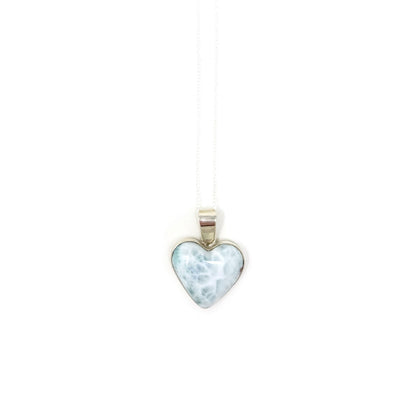 Larimar Heart Pendant