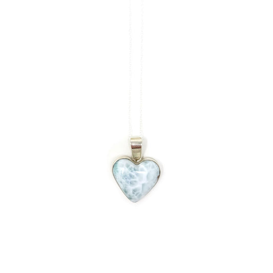 Larimar Heart Pendant