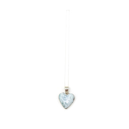 Larimar Heart Pendant
