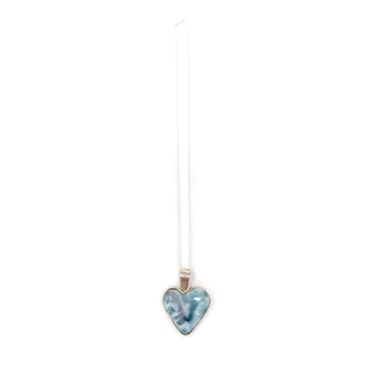 Larimar Heart Pendant