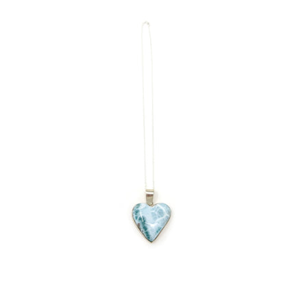 Larimar Heart Pendant