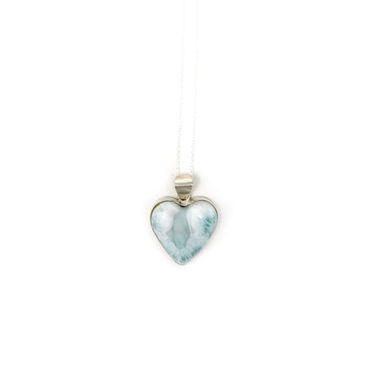 Larimar Heart Pendant