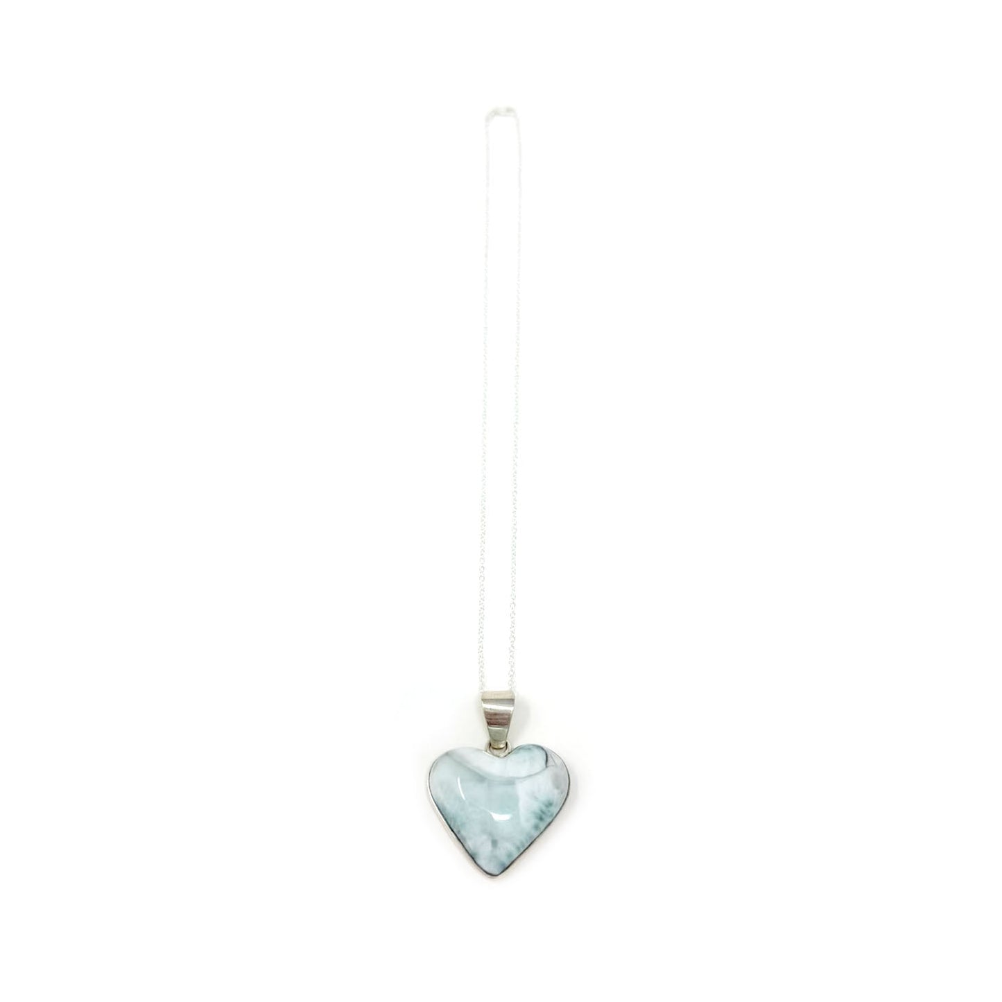Larimar Heart Pendant