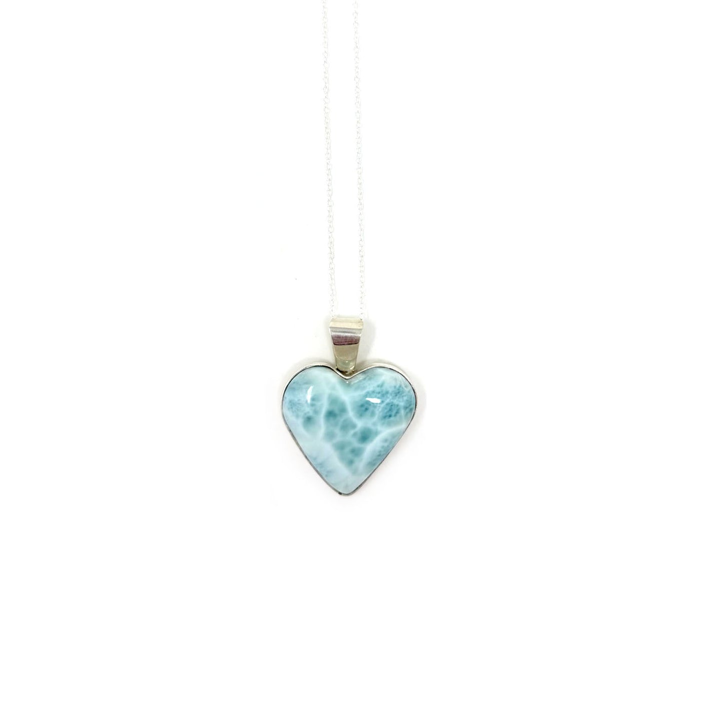 Larimar Heart Pendant