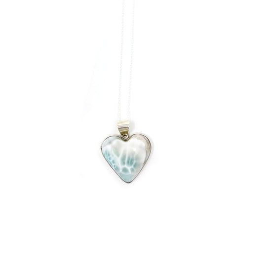 Larimar Heart Pendant