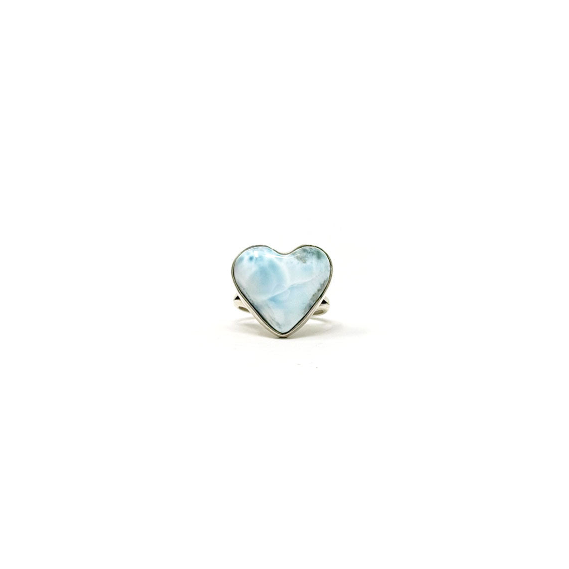 Larimar Heart Ring