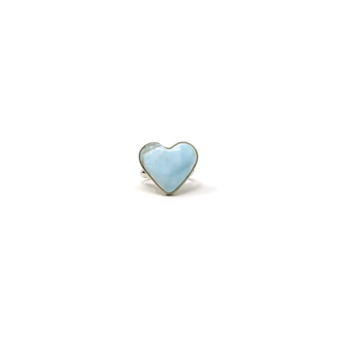 Larimar Heart Ring