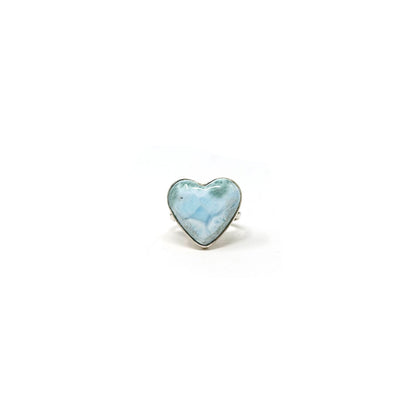 Larimar Heart Ring