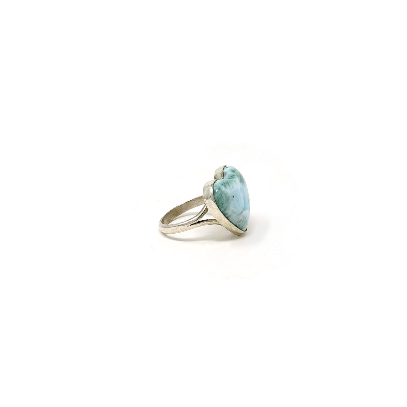 Larimar Heart Ring