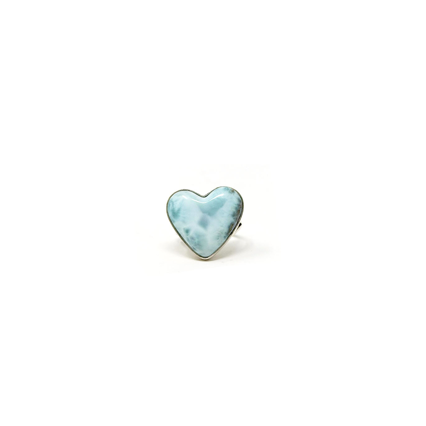 Larimar Heart Ring