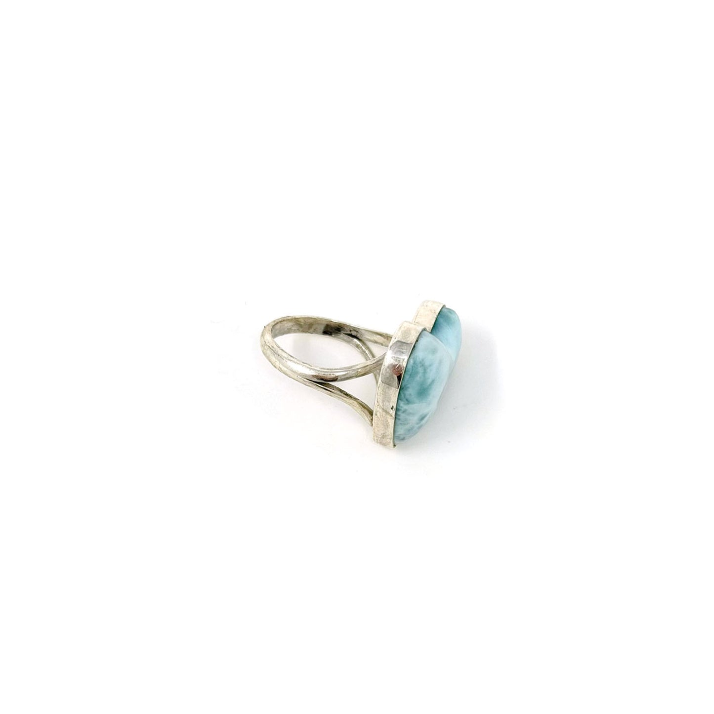 Larimar Heart Ring